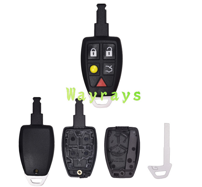 For Volvo key shell without logo place