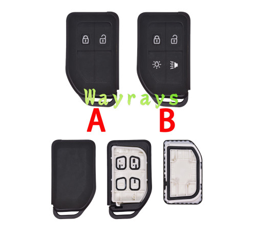 For Volvo key shell without logo