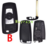 For BMW key shell  with round logo place