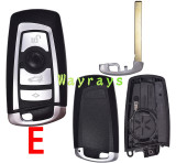 For BMW key shell  with round logo place