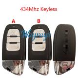 Original for Lamborghini 434Mhz keyless 2/3 button remote key,with aftermarket shell