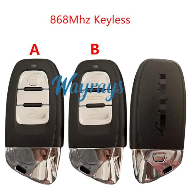 Original for Lamborghini 868Mhz keyless 2/3 button remote key,with aftermarket shell