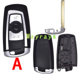 For BMW key shell  with round logo place