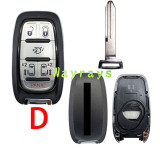 For Chrysler key shell  with rectangle logo place