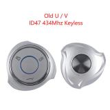 Original for Neta Old U/V ID47 chip 434mhz keyless 3 button remote key