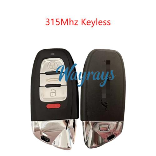 Original for Lamborghini 315Mhz keyless 3+1 button remote key,with aftermarket shell