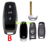 [AC Matte type,BD Paint type]  For Original Audi replace A6L A8L key shell with OEM logo place,also support VVDI Keydiy MLB