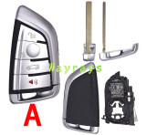 [Special model] For BMW G chassis gernartion  keyless key shell with round logo place,the A button pls contact with your sales if has stock.