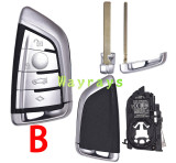 [Special model] For BMW G chassis gernartion  keyless key shell with round logo place,the A button pls contact with your sales if has stock.