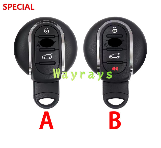 For Bmw mini cooper key shell with OEM wing logo place