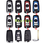 For BMW key shell  with round logo place