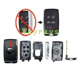 For Landrover modified key shell with aftermarket SV logo /OEM SV logo place