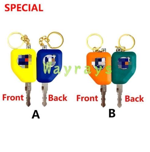 For LiuGong excavator 60 75 80 90 150 215 225 245 365 key with OEM logo place,the picture show the front and the back of the key
