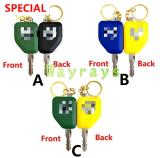 [New style] For Volvo excavator EC55 60 140 210 290 key*1pc,with OEM logo place, The Picture show the color of front and back