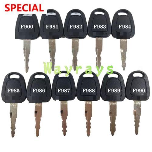 For Doosan Daewoo excavator DH/DX60/150/225/300-7-9 key with OEM logo place