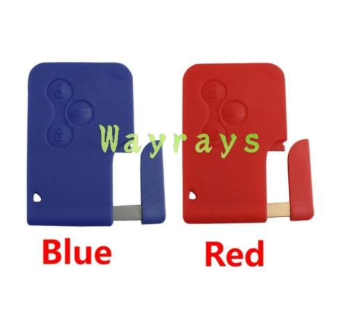 [Color type] For Renault Megane key shell without logo-flat blade