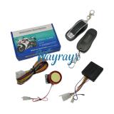 Universal unidirectional motorcycle/electric scooter anti-cutting wire alarm and anti-theft device.