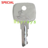 For John Deere excavator 130 140 210 240 260 300 key with OEM logo place