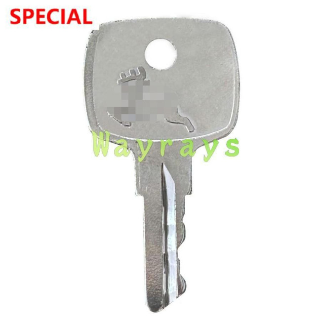 For John Deere excavator 130 140 210 240 260 300 key with OEM logo place