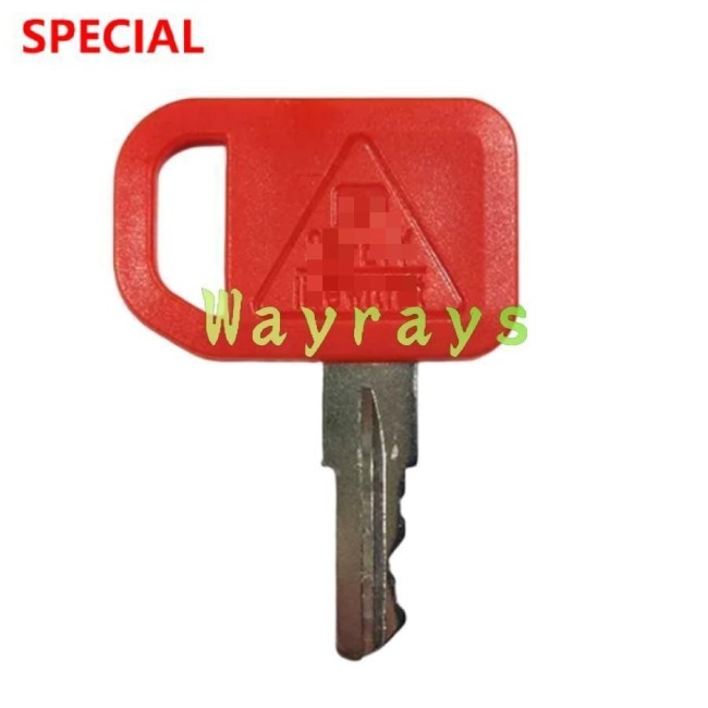 For John Deere excavator key with OEM logo place