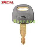 For Hitachi excavator ZAX60 70 120 200-3G-6 H8 key with OEM logo place