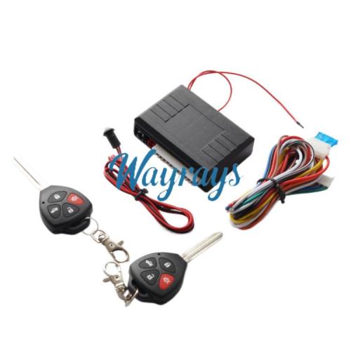 Universal 12V keyless car alarm system with remote central locking and keyless entry