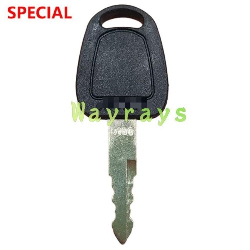 For Doosan Daewoo excavator D100 key with OEM logo place