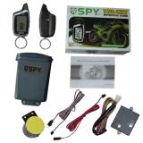 Two-way motorcycle anti-theft system with vibration sensor, remote control, remote start, and security alarm