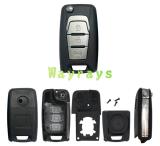 For Ssangyong key shell with round logo place
