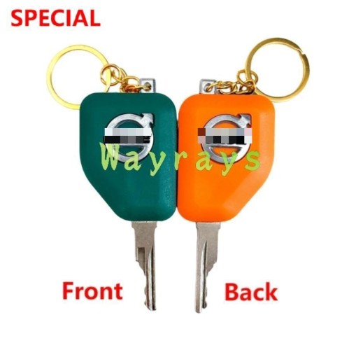 For Case excavator D250 key with OEM logo place,the picture show the front and the back of the key