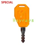 For Shantui bulldozer SD13 16 6 SD17 DH17 key with OEM logo place