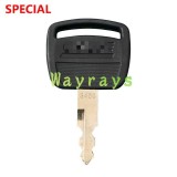 For Case excavator 15 20 30 155 161 163 key with OEM logo place
