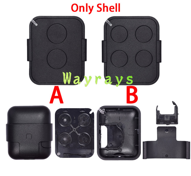 Garage door remote shell only ,Compatible with Nice Era FL02RE FL04RE