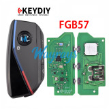 Keydiy FGB57 remote,Support BMW FEM, BDC, CAS4, CAS4+, G Key Generation，can also be used for a normal ZB key