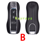 [New style] For Porsche key shell with logo place，EFGH and other button--pls contact us about the price and MOQ