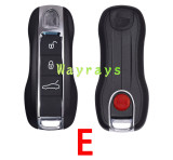 [New style] For Porsche key shell with logo place，EFGH and other button--pls contact us about the price and MOQ