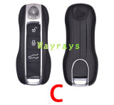 [New style] For Porsche key shell with logo place，EFGH and other button--pls contact us about the price and MOQ