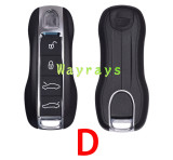 [New style] For Porsche key shell with logo place，EFGH and other button--pls contact us about the price and MOQ