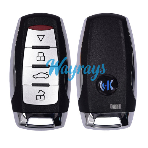 Keydiy ZB64-4 smart remote，For 46.47.48.49.4A、MQB48、5C chip types, match it to the car after generating it