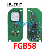 Keydiy FGB58 remote,Support BMW FEM, CAS3, CAS4, G chassis Generation，can also be used for a normal ZB key