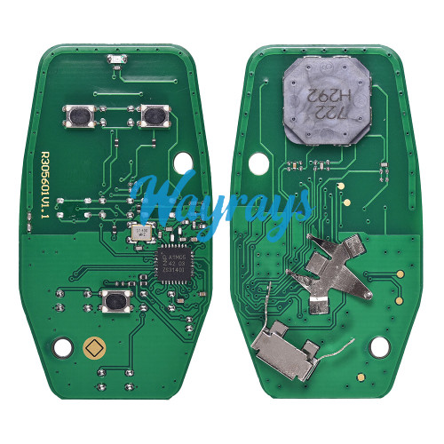 For Alfa KR5ALFA434 A2C97634900 4A chip HITAG AES with ASK 434mhz keyless 3  button remote key