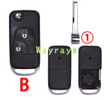 For Benz modified key shell with logo place,don't have this type of logo