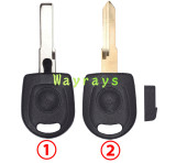 For VW transponder key shell without chip with OEM logo place