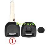 For Mazda transponder key shell without chip without logo
