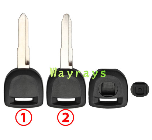 For Mazda transponder key shell without chip without logo