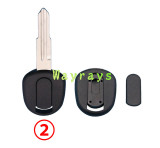 For Chevrolet Buick transponder key shell without chip without logo