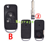 For Benz modified key shell with logo place,don't have this type of logo