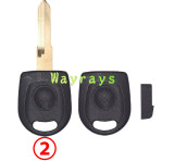 For VW transponder key shell without chip with OEM logo place
