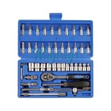 Socket Wrench, Phillips, Pozidriv, and Hex Key Tool,suitable for car, motorcycles; Made of high-quality chrome vanadium steel, durable and rust-resistant.