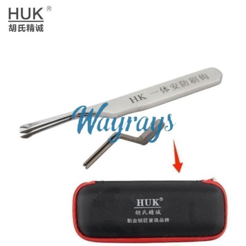 HUK brand integrated triple-head security speed hook pick tool use for residential lock